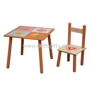 Table carrée & chaise carrée