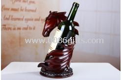 الحصان النبيذ الرف المنزل الديكور هدية هدية