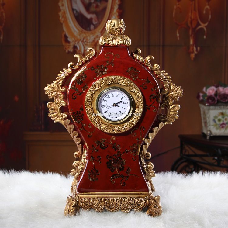 Classical European palace style clock furnishing articles