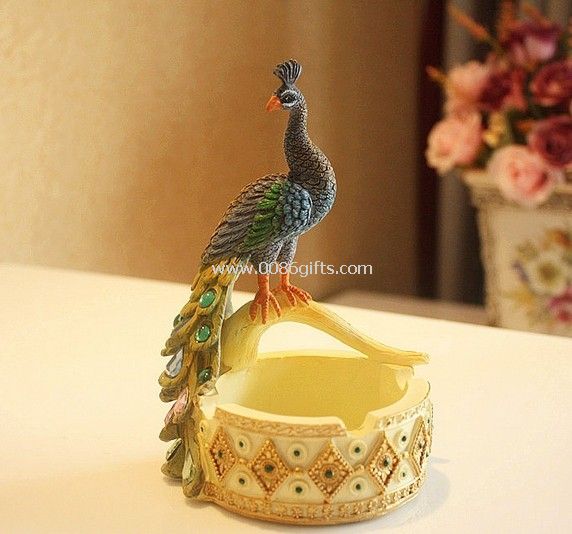 The peacock ashtray