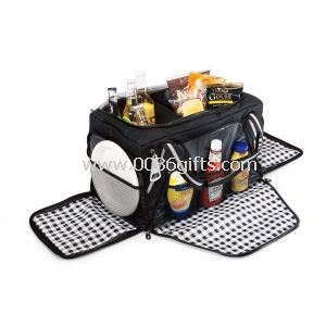 The Excursion Tailgate 50 Can Black Cooler Bag