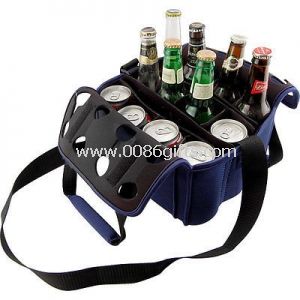 12-Pack Insulated Beverage Carrier - Soda & Beer Bottle Cooler