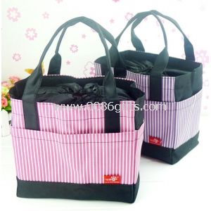 Lunch cooler bags stripe draw