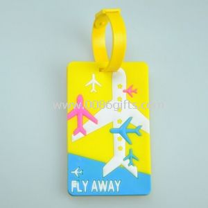 Soft pvc plastic luggage tag