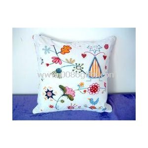 Lovely printed canvas cushion
