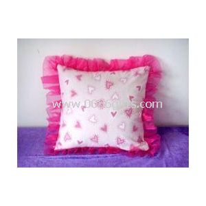 Velvet-like fabric cushion