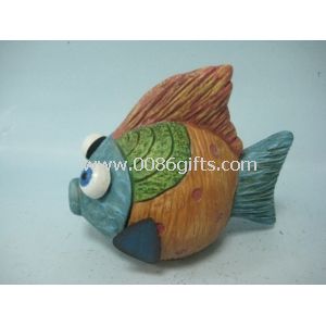 Peşte forma ornamente de gazon gradina Animal statui pentru cadouri