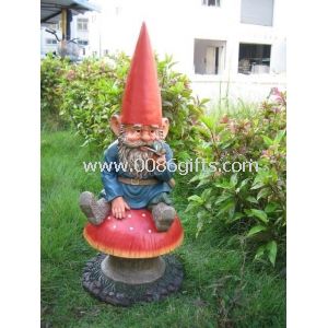Funny garden gnome