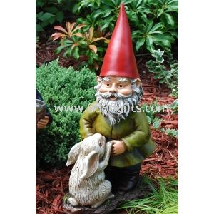 Komik Bahçe Gnomes knomes Elf reçine heykelcik