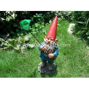 Komik Bahçe Gnomes farklı tasarımları ile