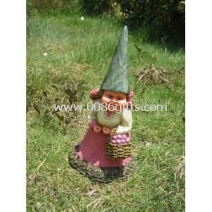 Résine de stock mini Funny Gnomes de jardin