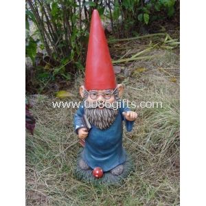 Promotional resin garden gnome