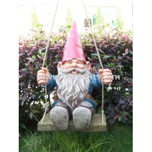 Polyresin super divertente Gnomes del giardino