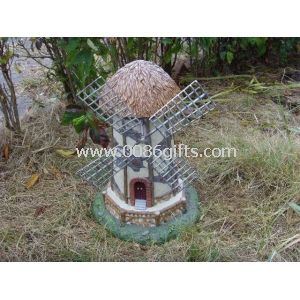 Windmill vintage Funny Garden Gnomes solar light ornaments for unusual gifts