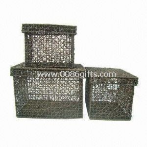 100% Natural Seagrass Storage Basket