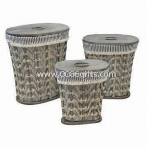 Corn Rope Laundry Basket/Storage Box