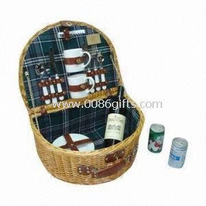 Handmade Picnic Willow Basket