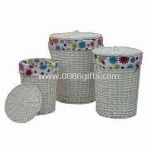 Laundry Basket with Lovely Lining