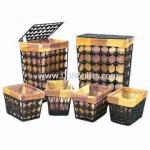 Laundry Baskets/Boxes, Handmade, Corn Rope