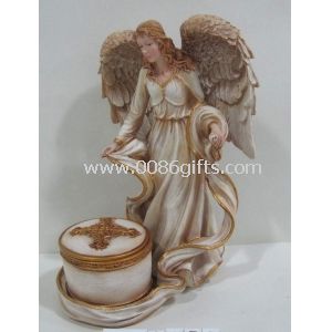 Arte de poli resina hadas y figuritas coleccionables de Angel