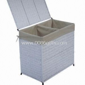 Willow Laundry Hamper/Basket with two Lattice