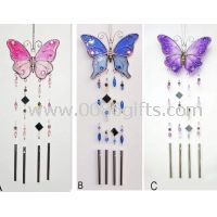 Butterfly shape wind chimes spinner Decorative Garden Stakes