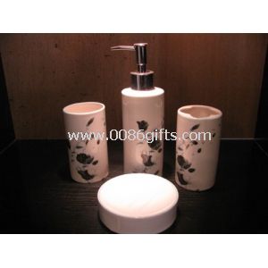 Ceramic bath set