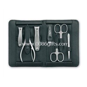 Button closure manicure set for girls promotional