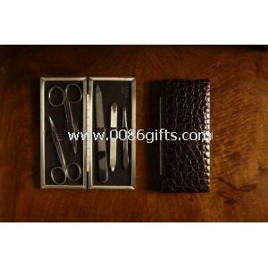 Cosmetic gift set manicure set in pvc pouch