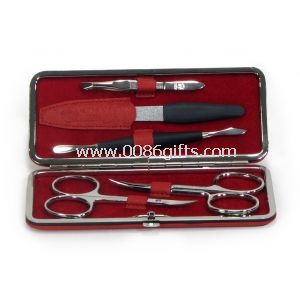 manicure and brush metal promotional gift set
