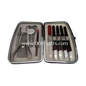 Manicure set with zipper metal frame business gift promotional