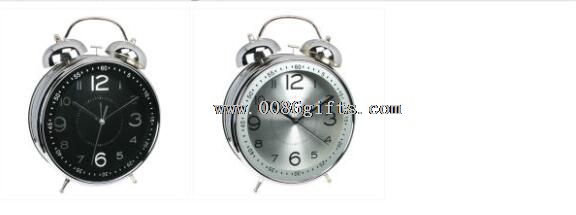 3size Modern Quartz Metal Table Twin Bell Alarm Clock