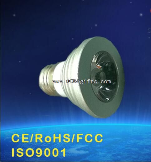 3W RGB LED-es izzó lámpa fény 16 szín módosítása