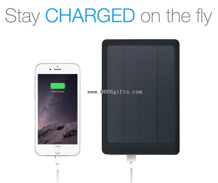 3W solar panel 10000mah solar power bank