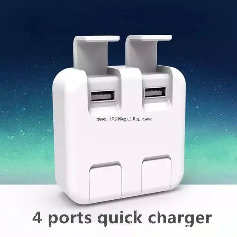 4 porttia USB-liitäntään