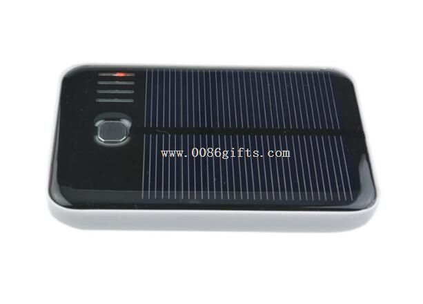 5000mAh elegante ultralett bærbar solar powerbank