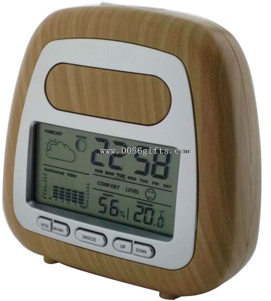 Alarm clock with large LCD display