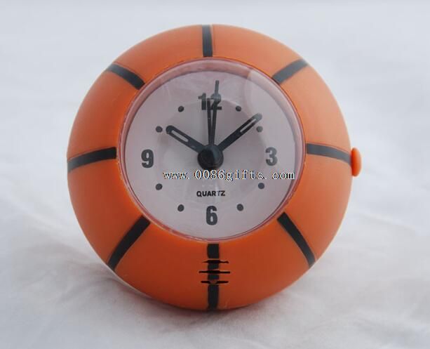 Basketball shape bedroom clock