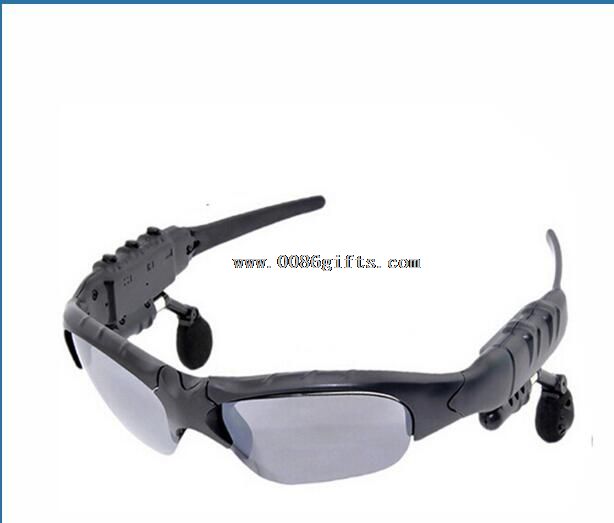 Handsfree Bluetooth 4.0 kacamata kacamata hitam untuk musik mendengarkan dan bicara