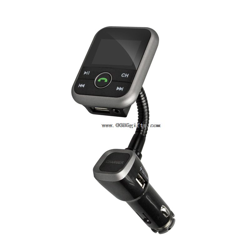 Bluetooth car charger with LCD screen