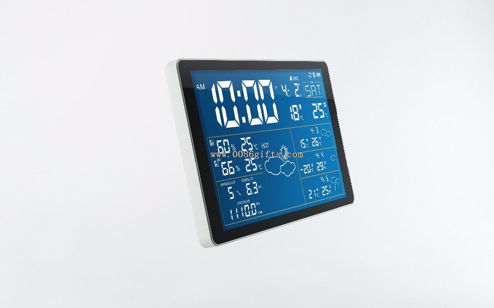 Bluetooth digital clock with weather station