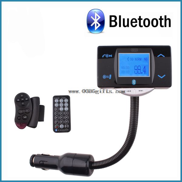Bluetooth fm transmitter with LCD screen