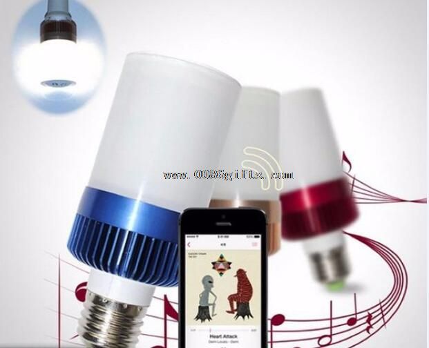 Alto-falantes Bluetooth LED Lâmpada