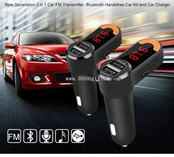 Transmisor fm para coche Bluetooth