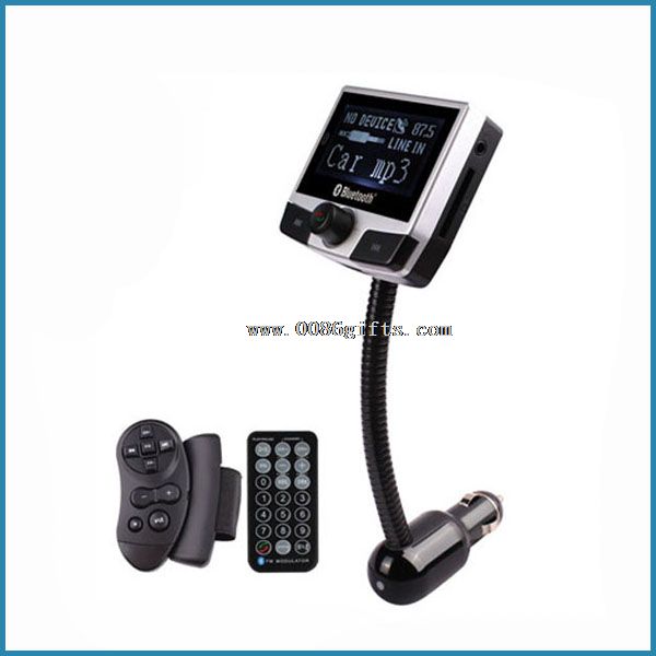 Car cigarette lighter bluetooth fm transmitter LCD screen