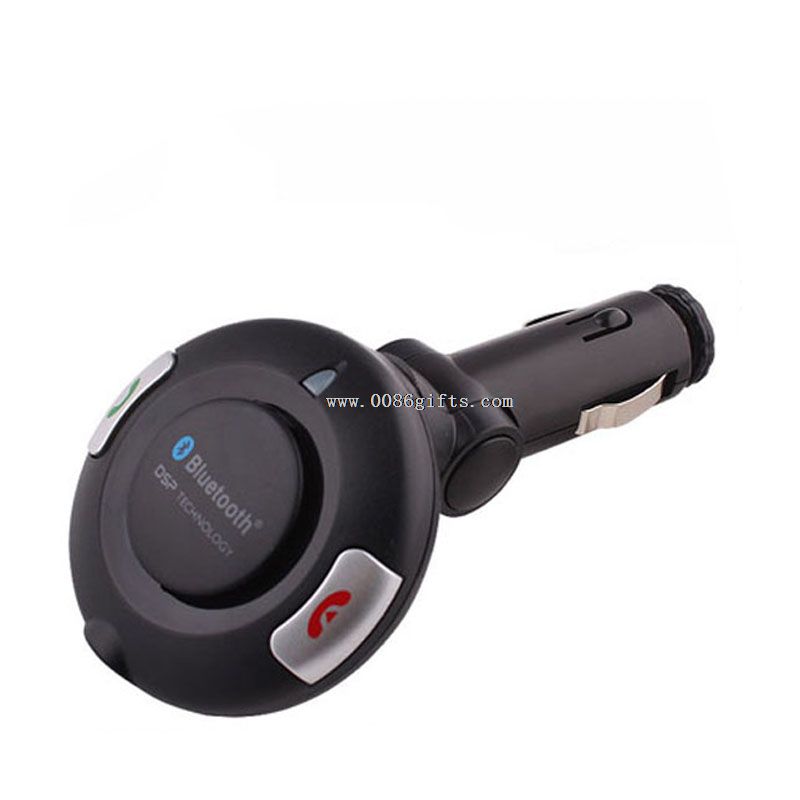 Car lighter CVC noise cancelling multipoint A2DP Bluetooth speakerphone car kit