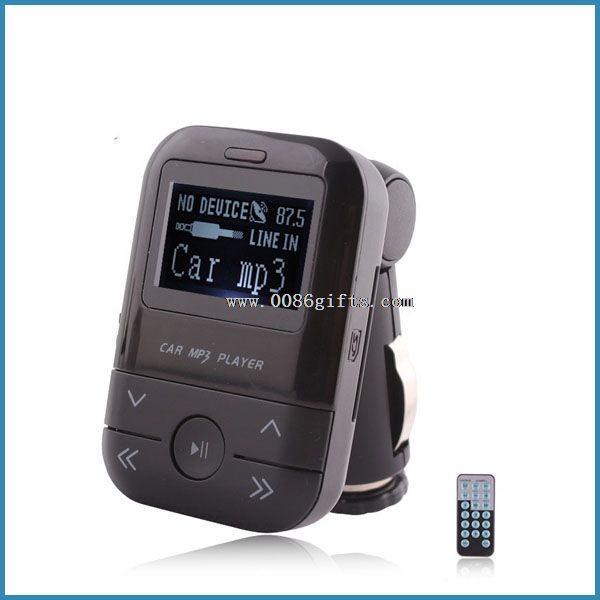 Lettore trasmettitore MP3 fm stereo da auto con usb input telecomando e schermo LCD