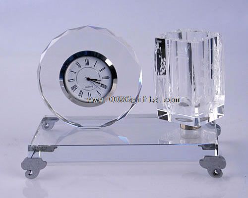 Crystal hadiah murah Clock