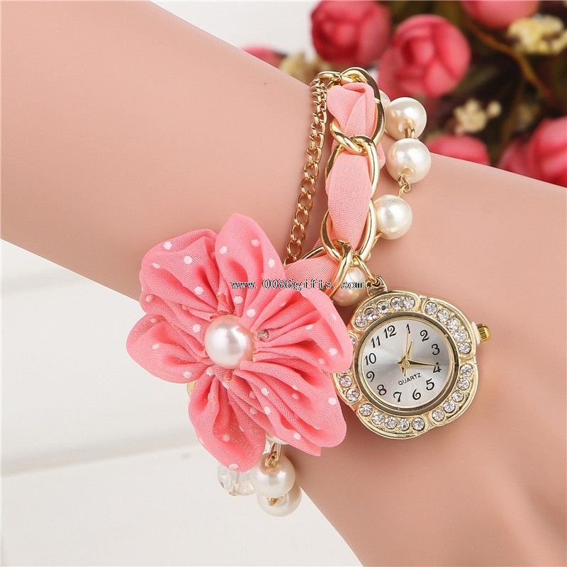 Cloth Floral Women watch