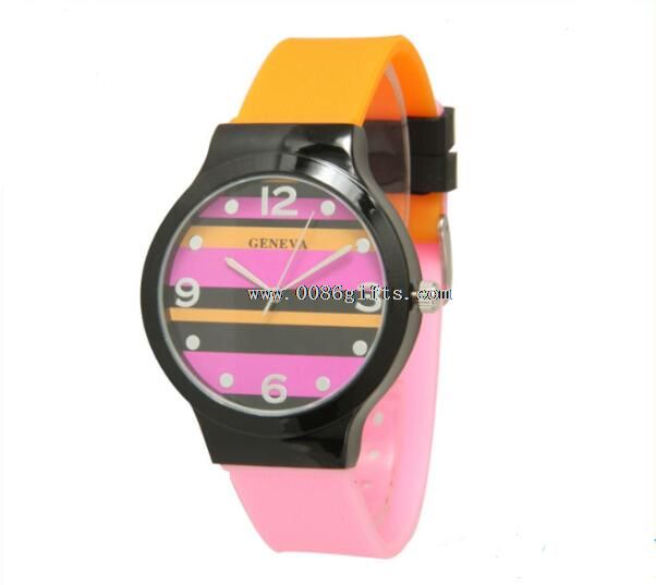 Reloj colores silicona